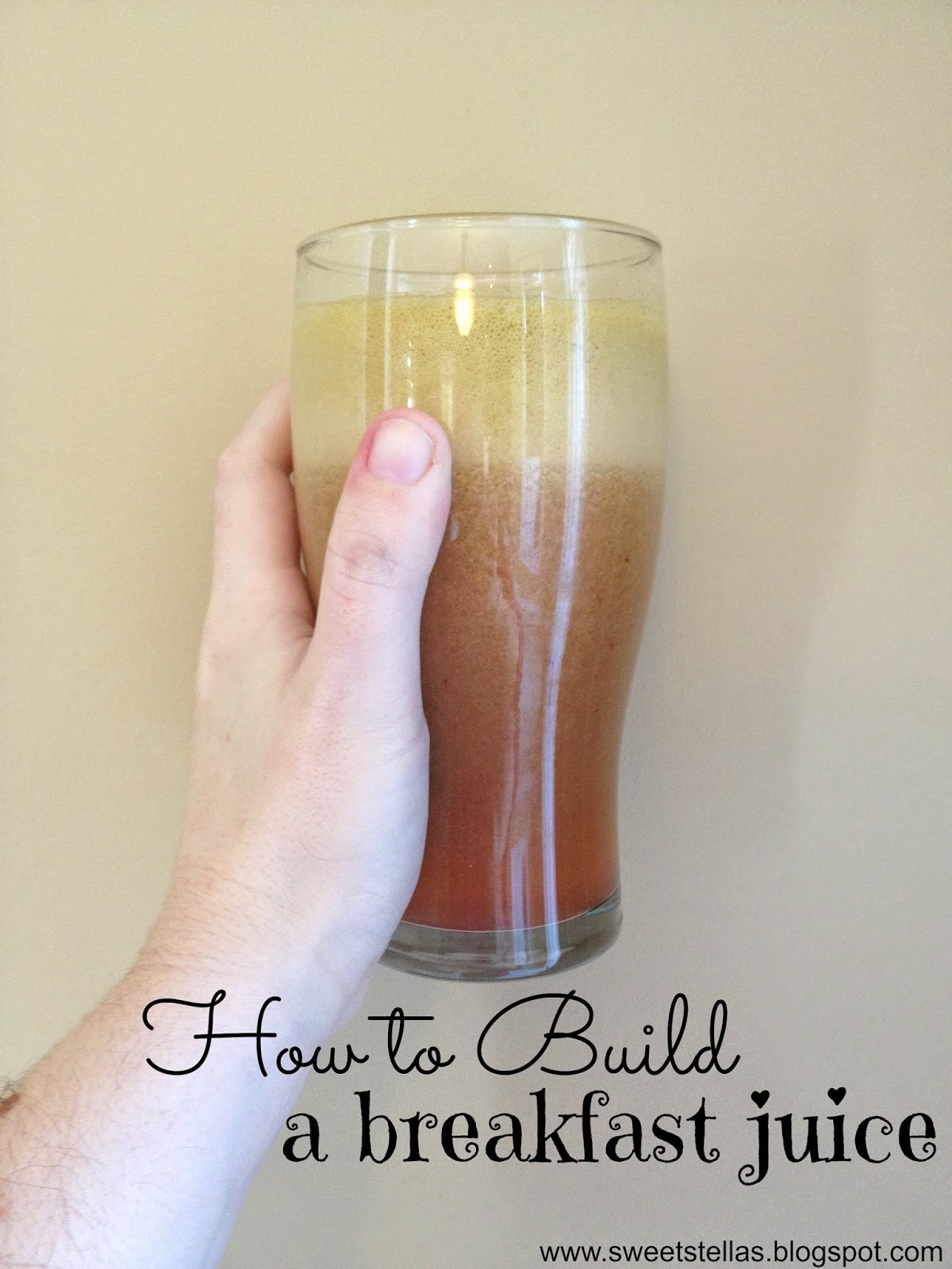 Sweet Stella's Building Your Juice recipes juicebuilder juice