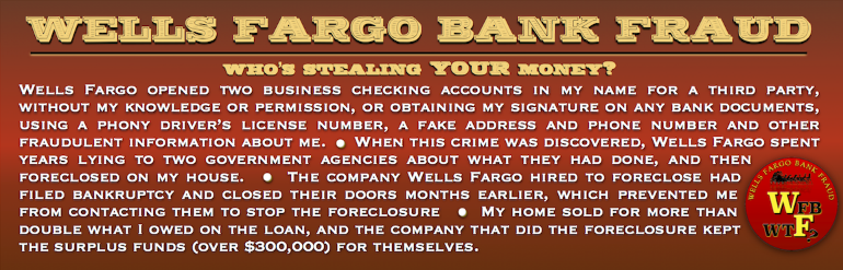 Wells Fargo Bank Fraud