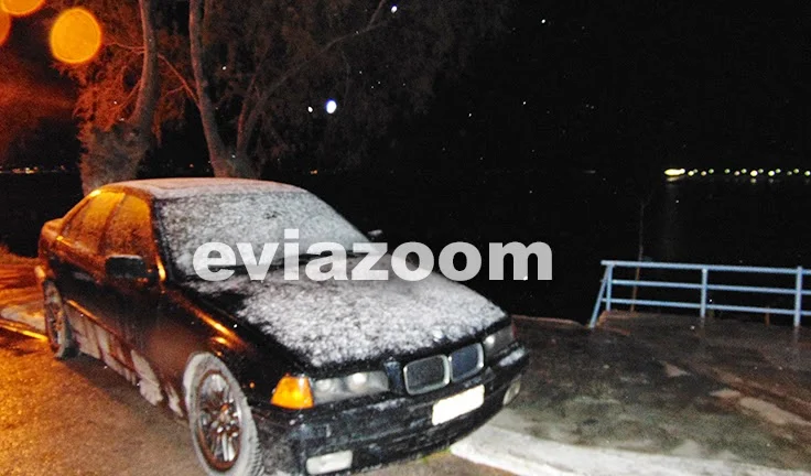 Χαλκίδα: Πυκνή χιονόπτωση τα ξημερώματα της Πέμπτης - Το έστρωσε στην Έξω Παναγίτσα! (ΦΩΤΟ & ΒΙΝΤΕΟ)