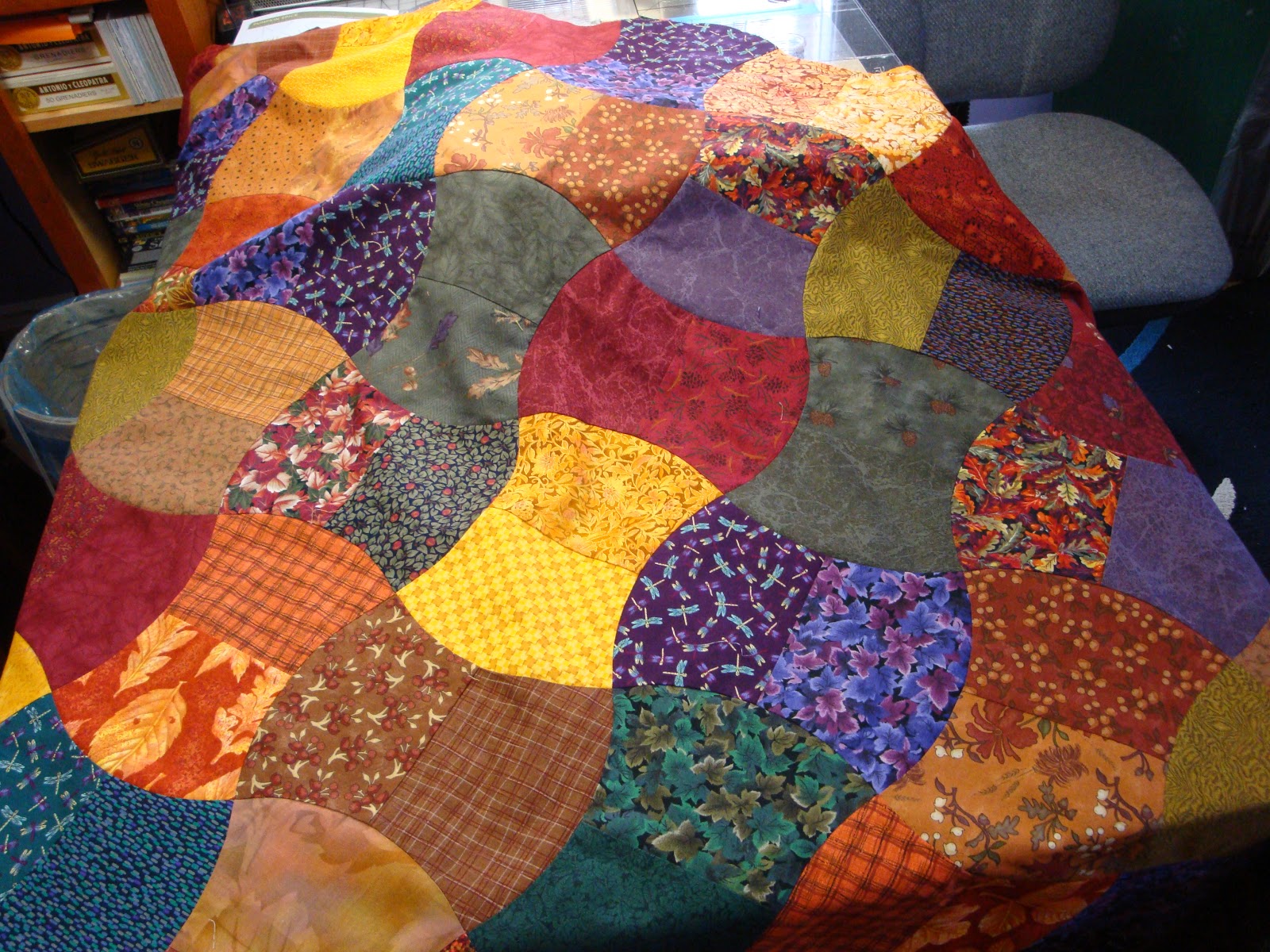 Anna's Blog Scrappy Apple Core Quilt