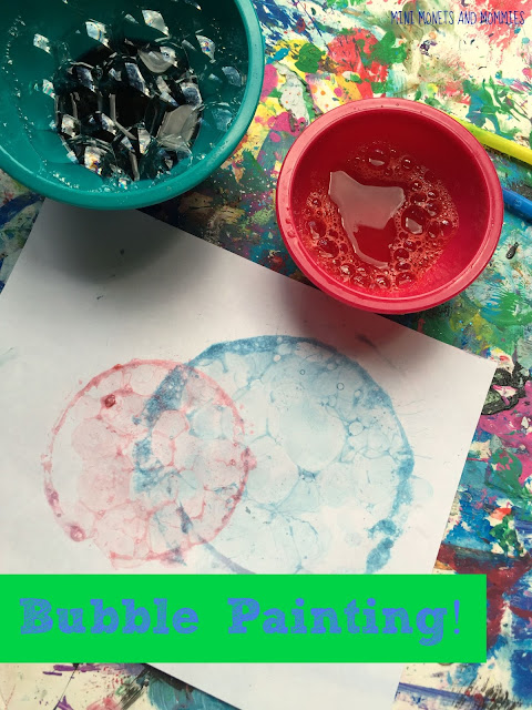 Bubble Painting Kids' art