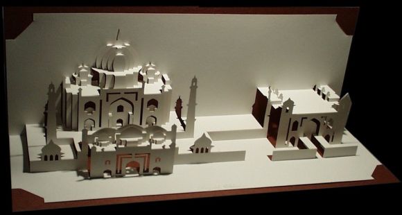 ingrid siliakus esculturas arquitetura de papel