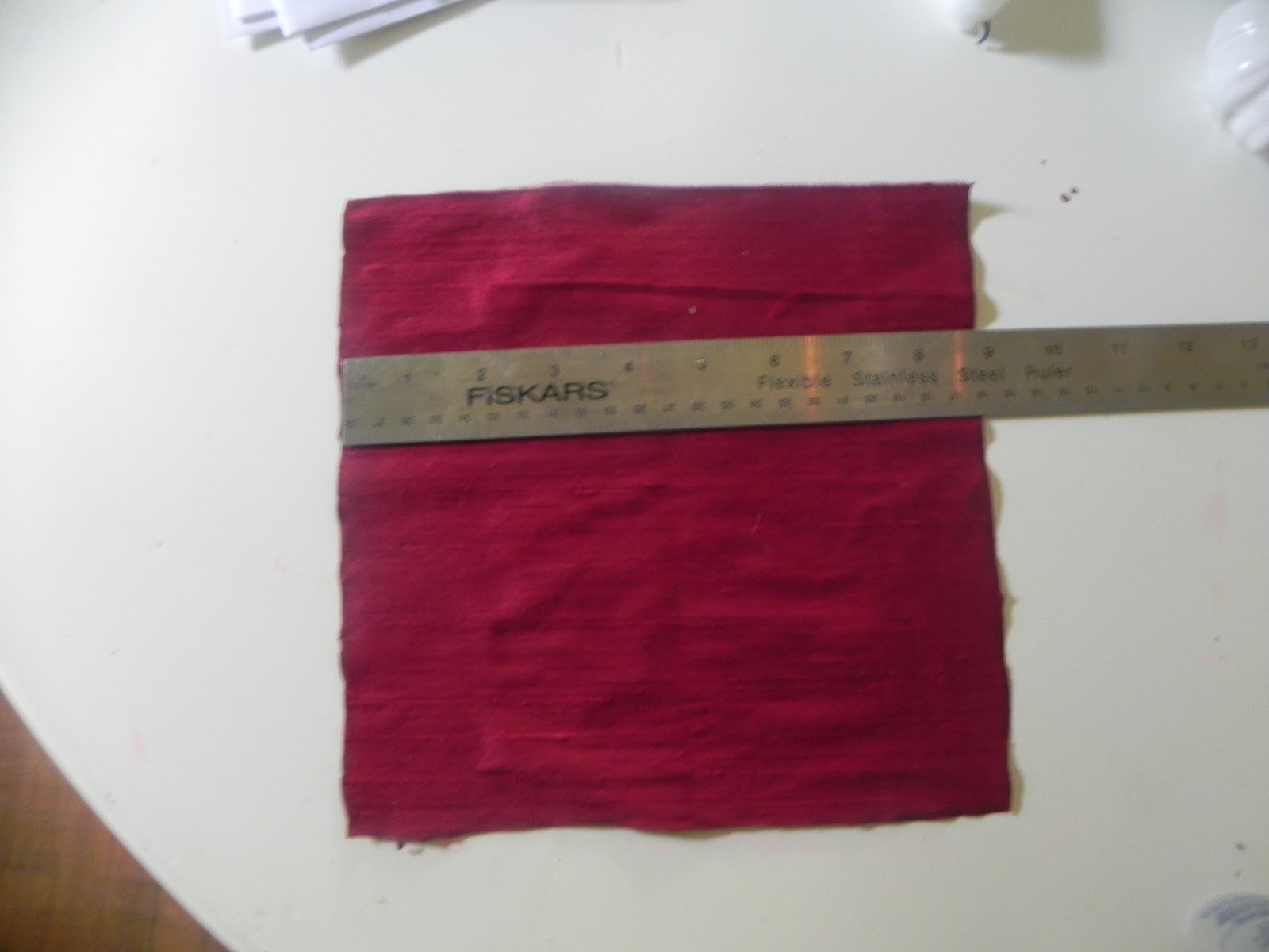 Merriman Park Red Silk Balloon Shades