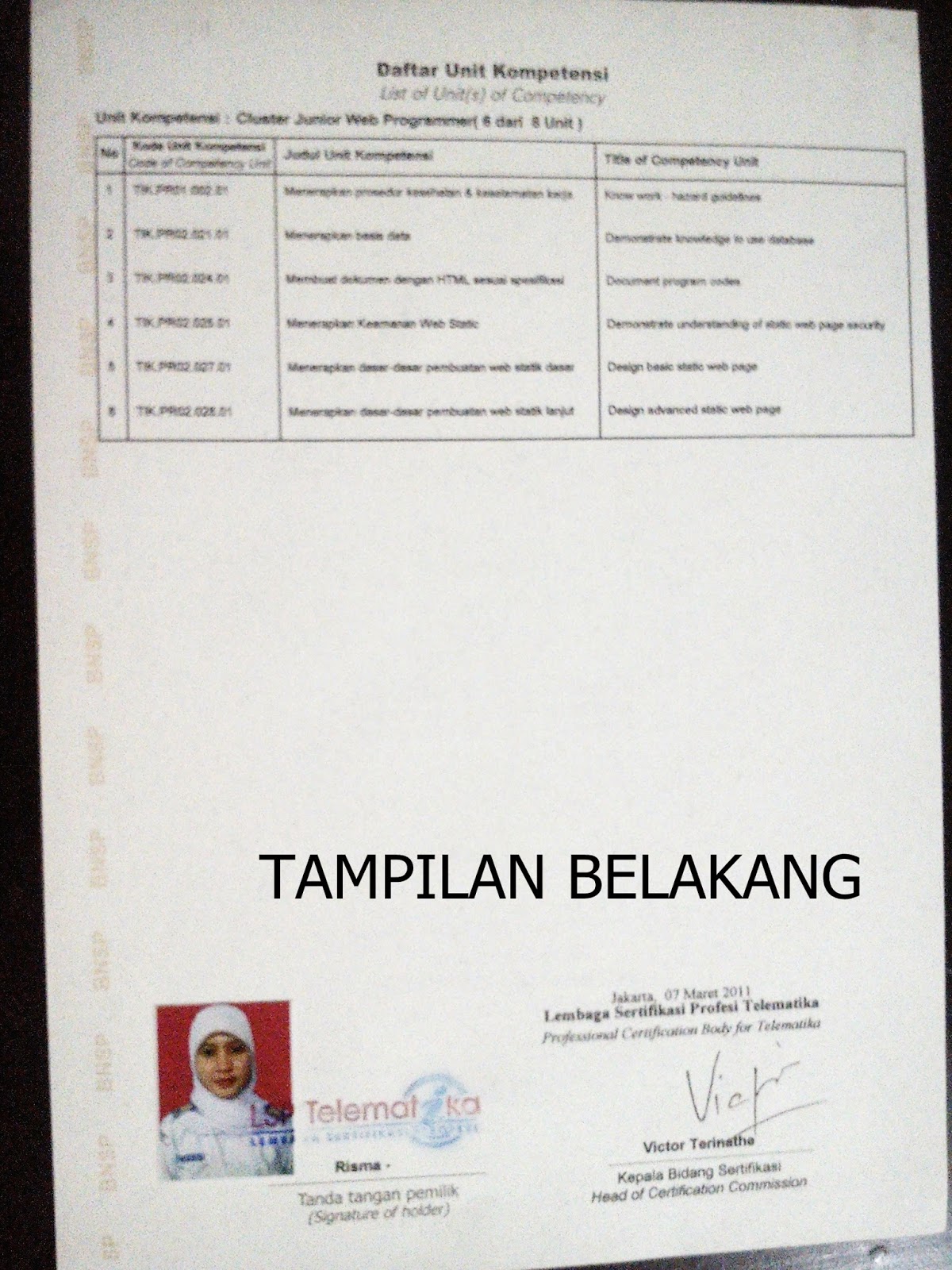 Review lengkap contoh sertifikasi keahlian bidang TI untuk