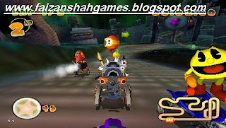 Standing Up Pac man rally world characters