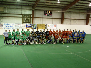All of the Lacrosse indoor teams