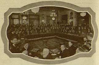 Simultáneas de Capablanca en el Círculo Ecuestre en 1920