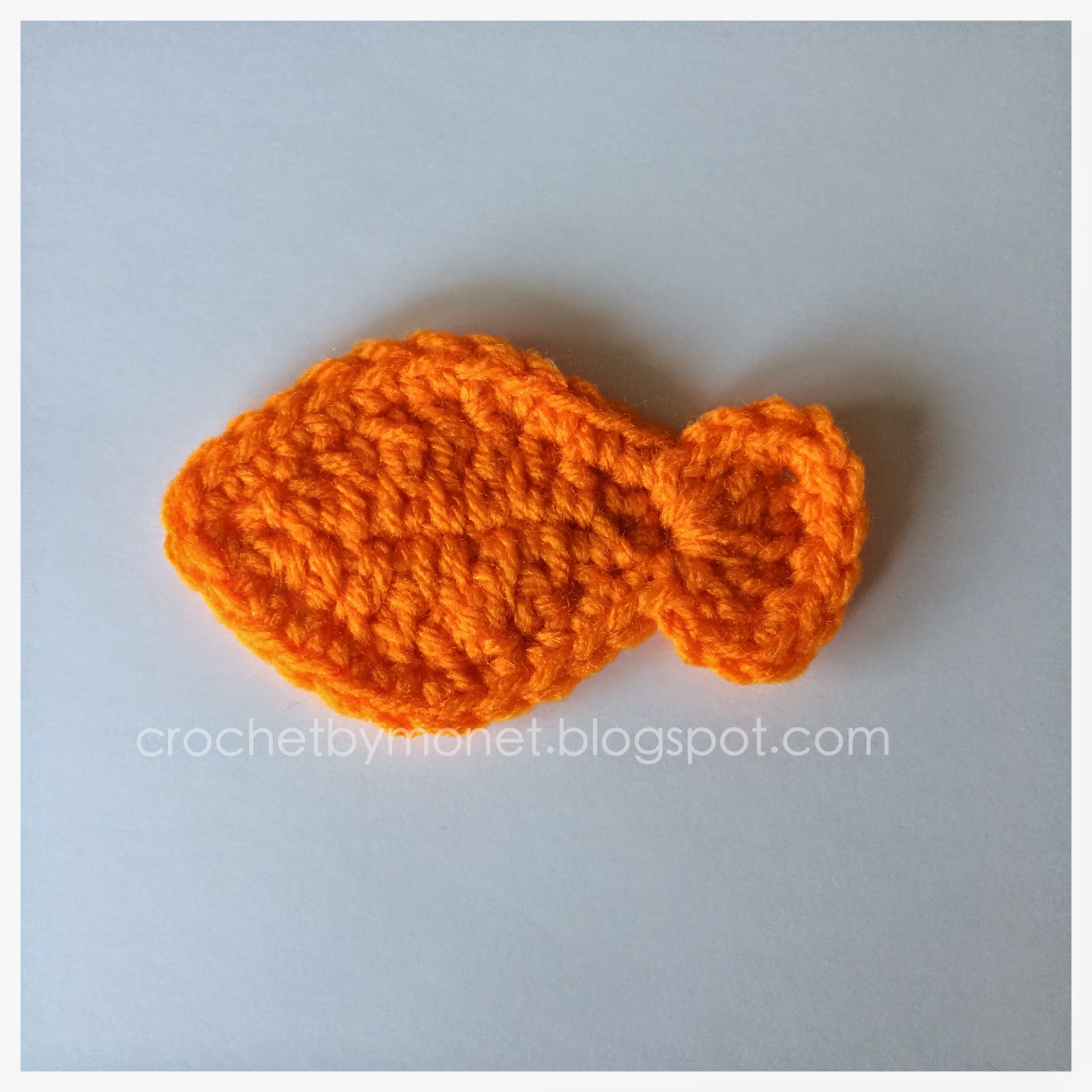 CrochetByMonet: Crochet Fish Pattern 1