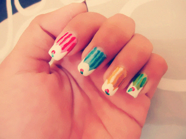 cc's nails rainbow ice cream