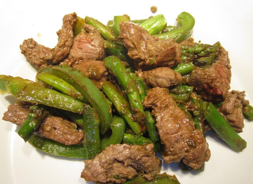 Fabulous & Fit Over 40 Low Carb Low Sugar Pepper & Asparagus Beef