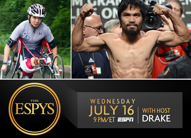 Vote for Your Favorite Athlete at The ESPN's Excellence in Sports Performance Yearly (ESPY) Awards Vote for Your Favorite Athlete at The ESPN's Excellence in Sports Performance Yearly (ESPY) Awards