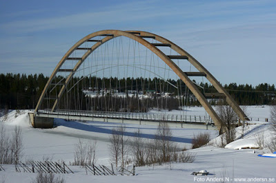 järnvägsbro, Lappland, Kalix älv, Lappeasuando järnvägsbro, Lappland, Kalix älv, Lappeasuando