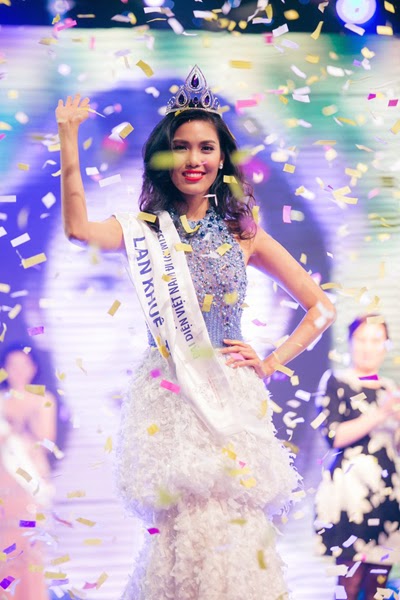 Miss World Vietnam 2015 winner Tran Ngoc Lan Khue