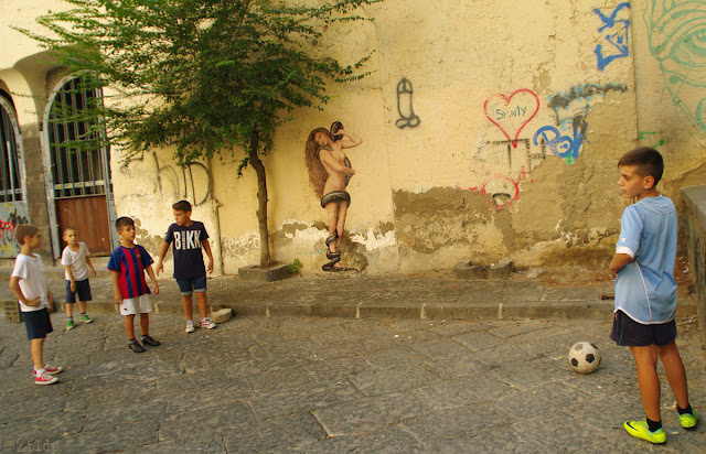 Zilda, street art, Naples, Fragiles Fabulae