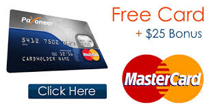 Payoneer Free Master Card
