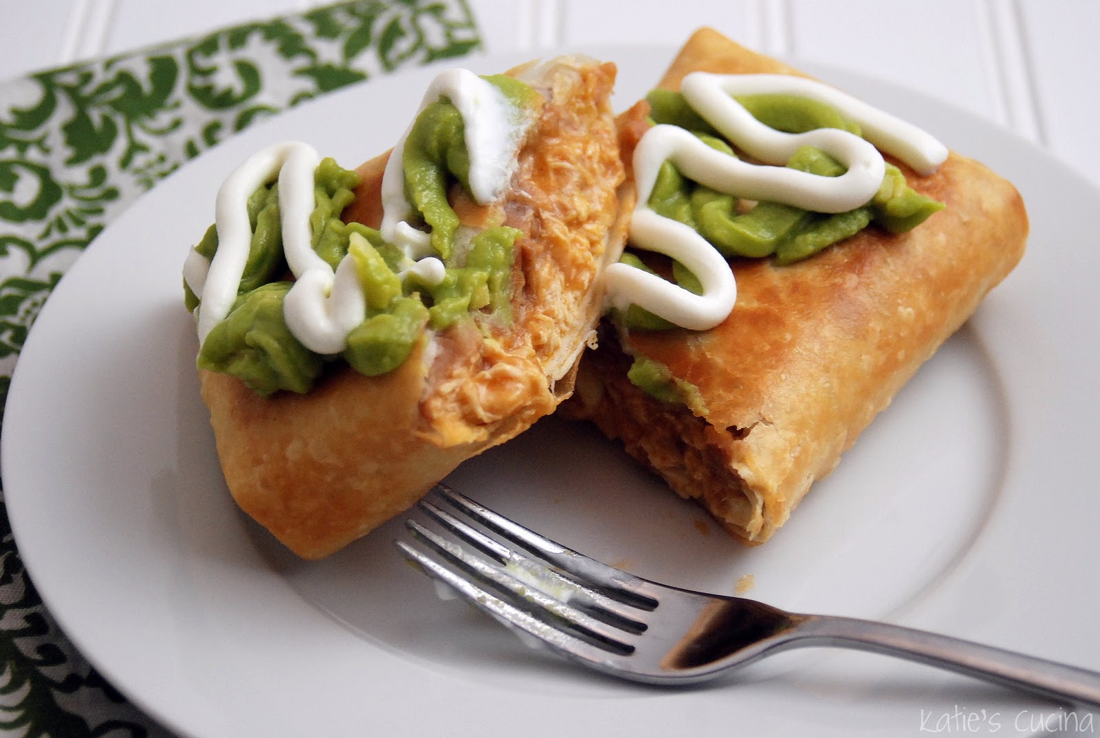 Homemade Chicken Chimichangas Katie's Cucina