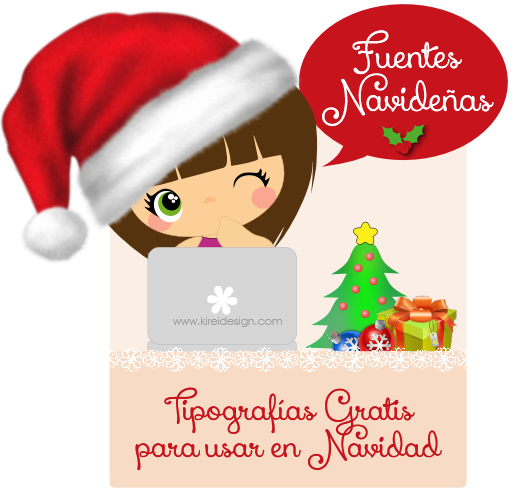 fuentes navideñas gratis