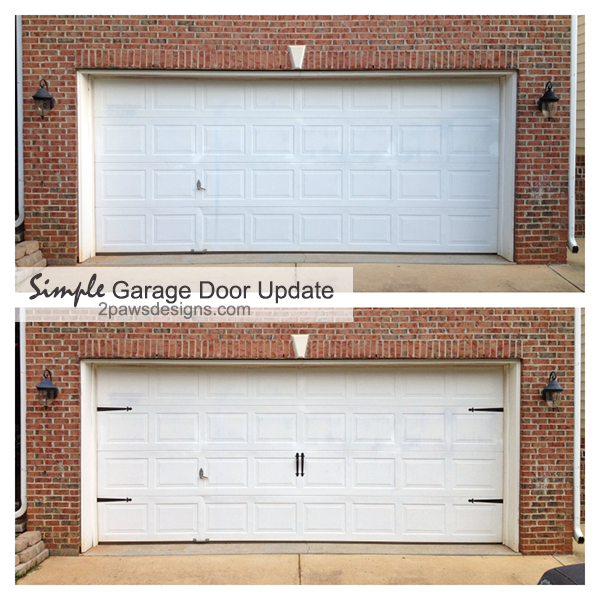 Updating the Garage Door 2paws Designs