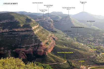 Els Cingles de Bertí des del Mirador del Perer Els Cingles de Bertí des del Mirador del Perer