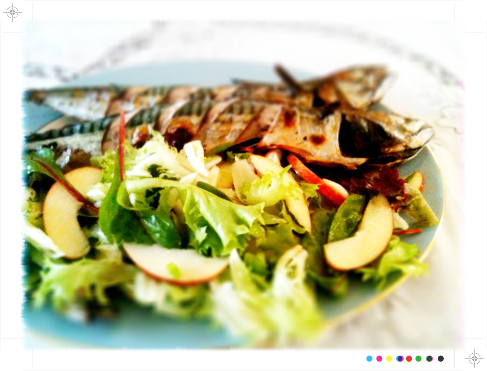 Toast Smoked Mackerel Pate, Grilled Mackerel & a Fennel & Apple Salad