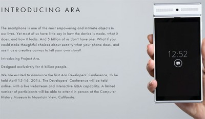 15-16 April, Google Akan umumkan Project Ara 15-16 April, Google Akan umumkan Project Ara