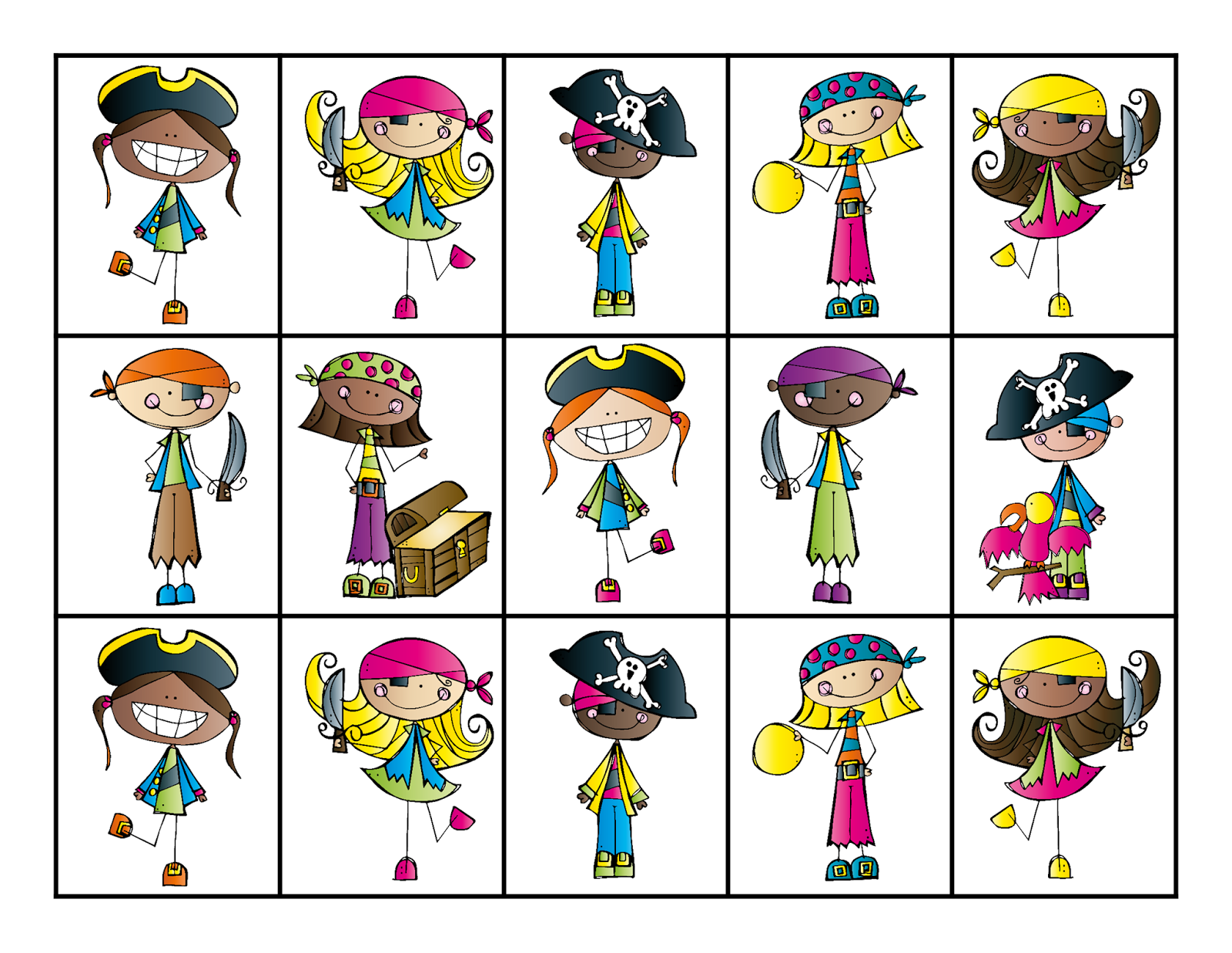 First Grade Garden Math Book Monday Ten Little Pirates