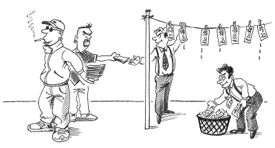 money laundry