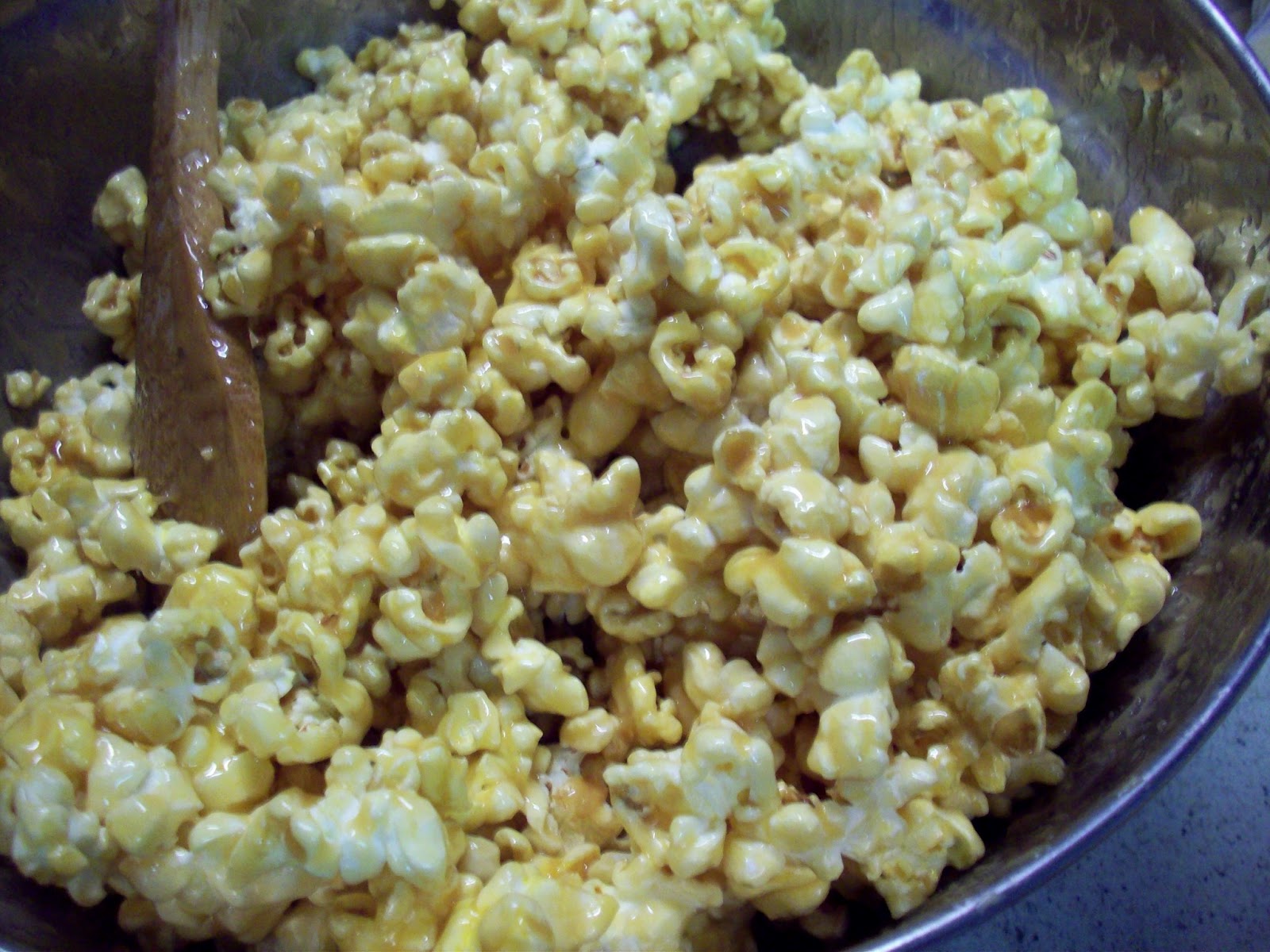 Caramel Popcorn Recipe Food Crafts and Family