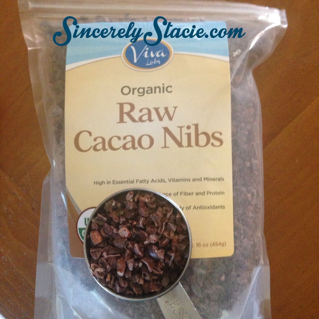 Product Review Viva Labs Raw Organic Cacao Nibs with Recipe