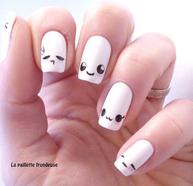 9 cute kawaii nail art design