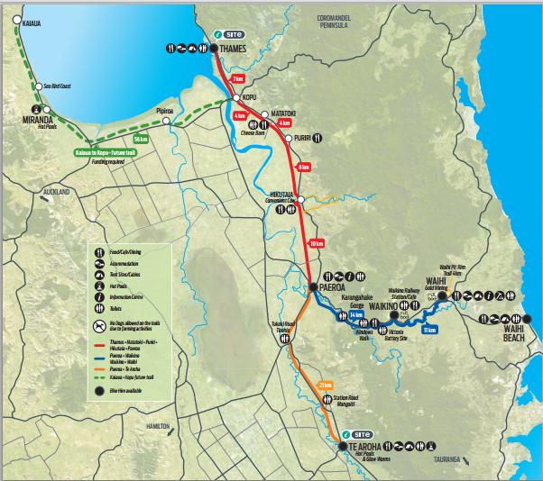 The Travelling Lindfields The Hauraki Rail Trail Cycling in New