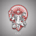 Ganesha elephant Headed God / Illustration wallpaper
