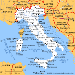 Map of Italy