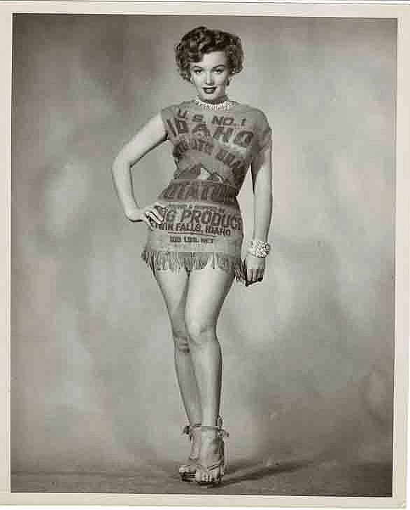 marilyn monroe potato sack marilyn monroe potato sack
