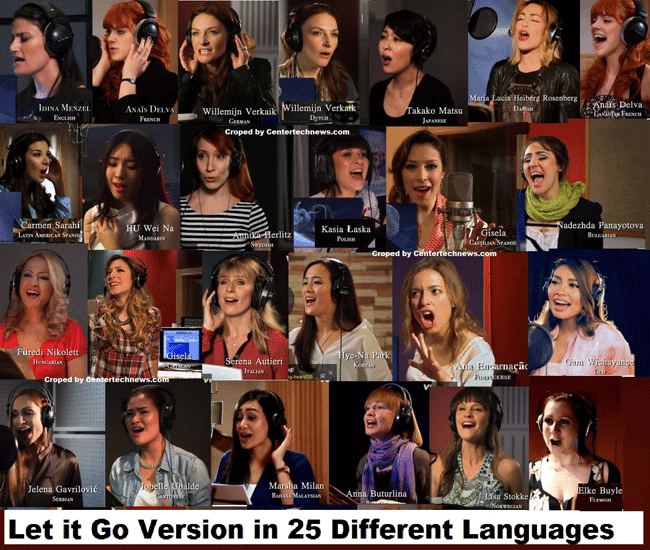 Let it Go Version in 25 Different Languages Let it Go Version in 25 Different Languages