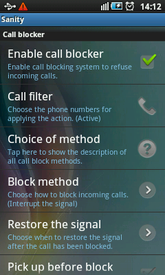 Android Call Recorder & Blocker - Call Blocker Settings