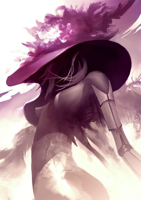 Kekai Kotaki ilustrações arte conceitual fantasia mulheres