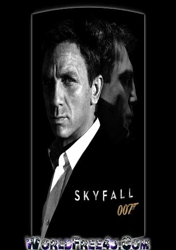 Poster Of James Bond Skyfall 007 (2012) In Hindi 300MB Compressed Small Size Pc Movie Free Download Only At worldfree4u.com
