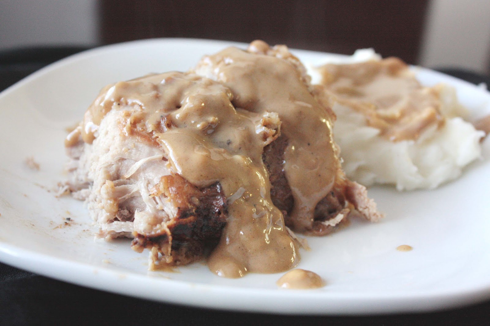 Momma Hen's Kitchen Baked Pork Tenderloin with Gravy