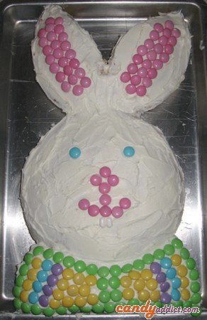 easter bunny cake pattern. Option 2 Easter Bunny Cake: