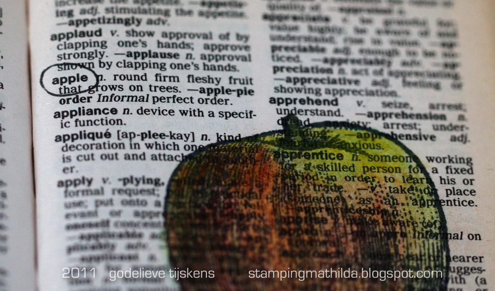 StampingMathilda Dictionary Apple