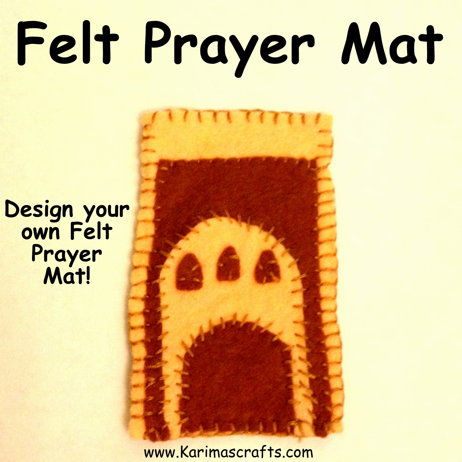 Karima's Crafts Prayer Mat Crafts 30 Days of Ramadan Crafts