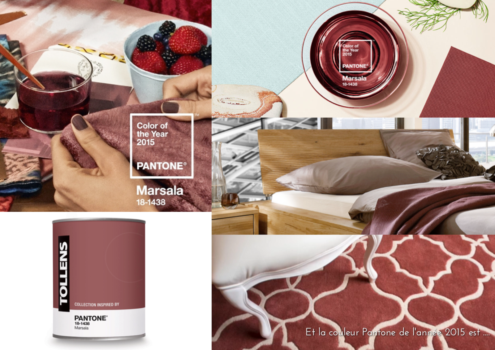 UNIVERS CREATIFS Et la couleur Pantone de l'année 2015