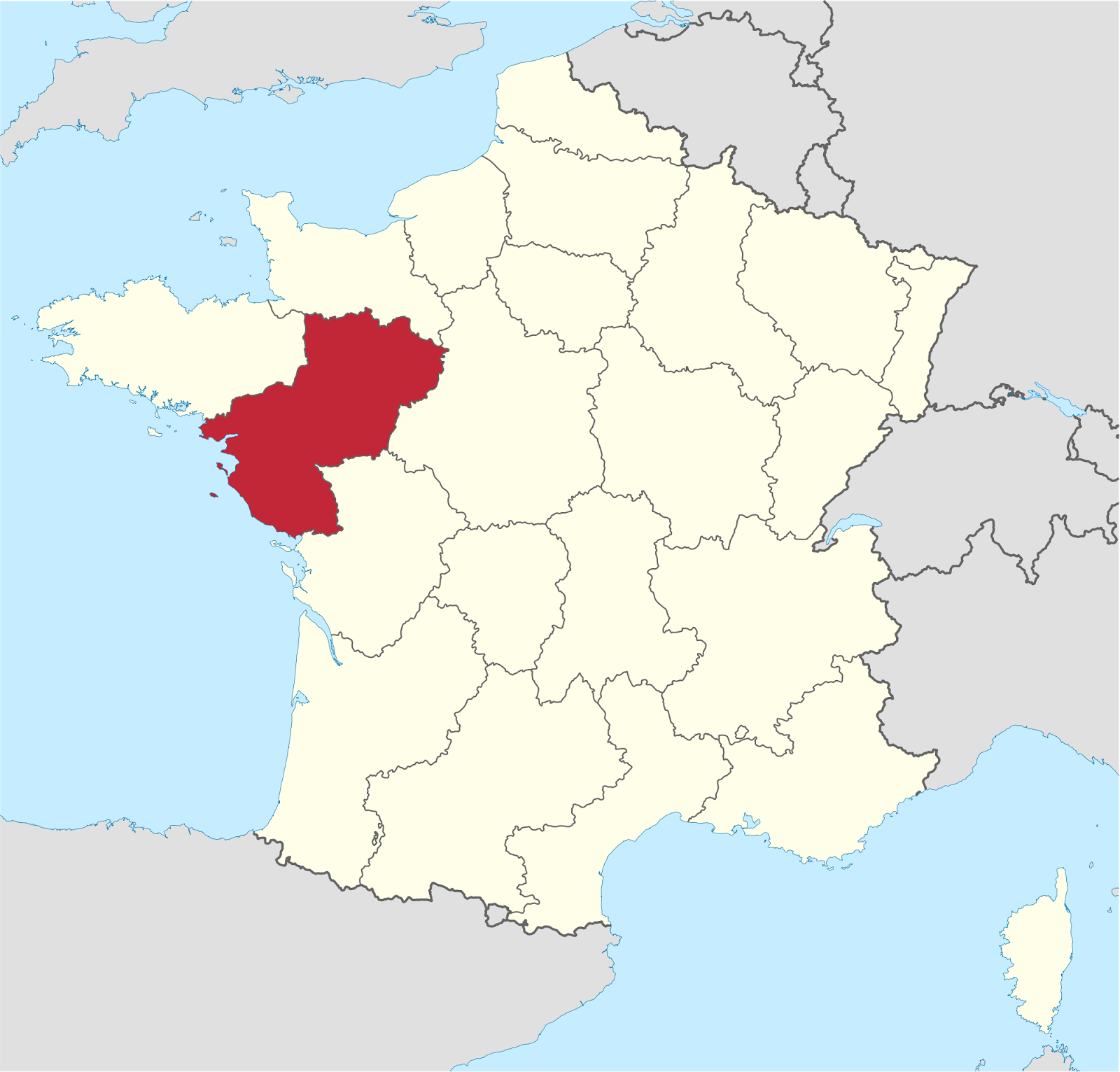Les pays de la Loire