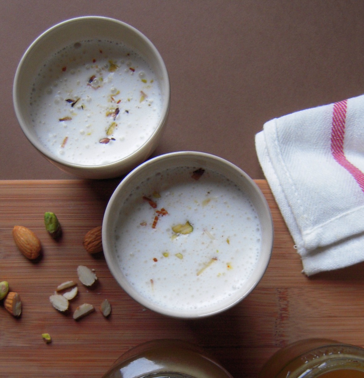 Jyoti's Pages Thandai Spicy Almond Milk Making Thandai Syrup From Scratch Holi Special