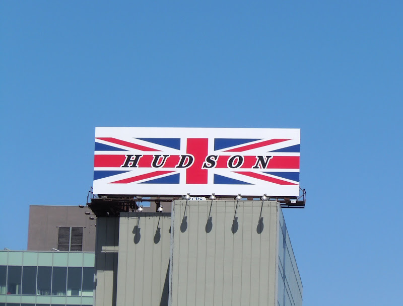 Hudson Union Jack billboard