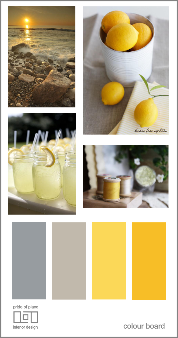 Another colour board this time grey and yellow