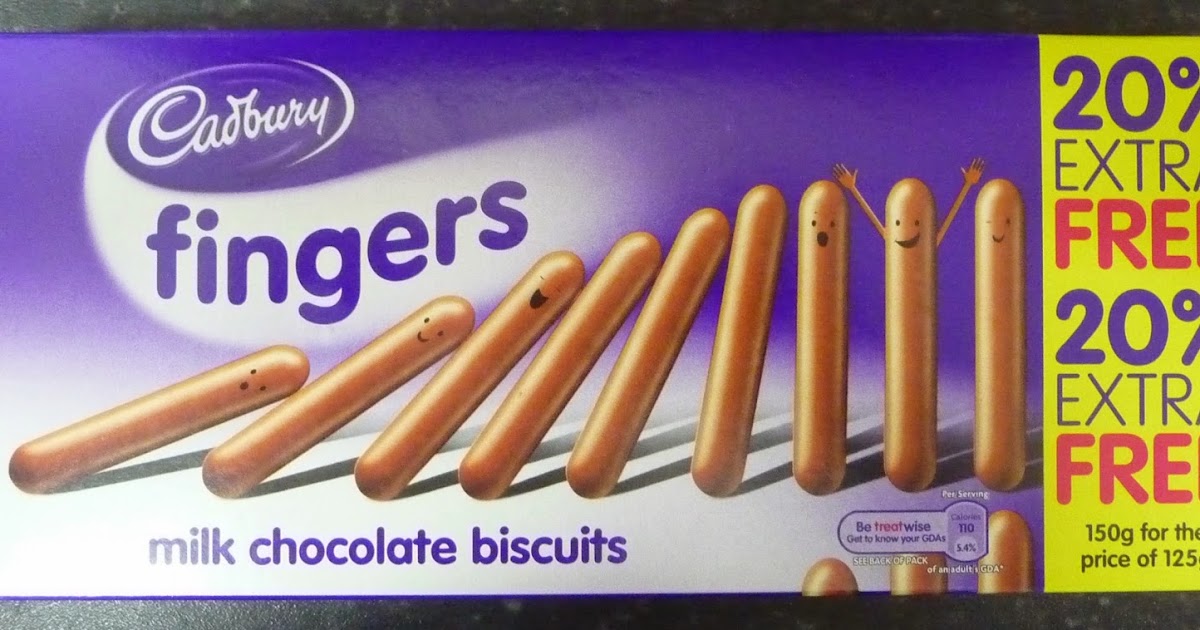 Something to look forward to Cadbury Fingers (milk chocolate)