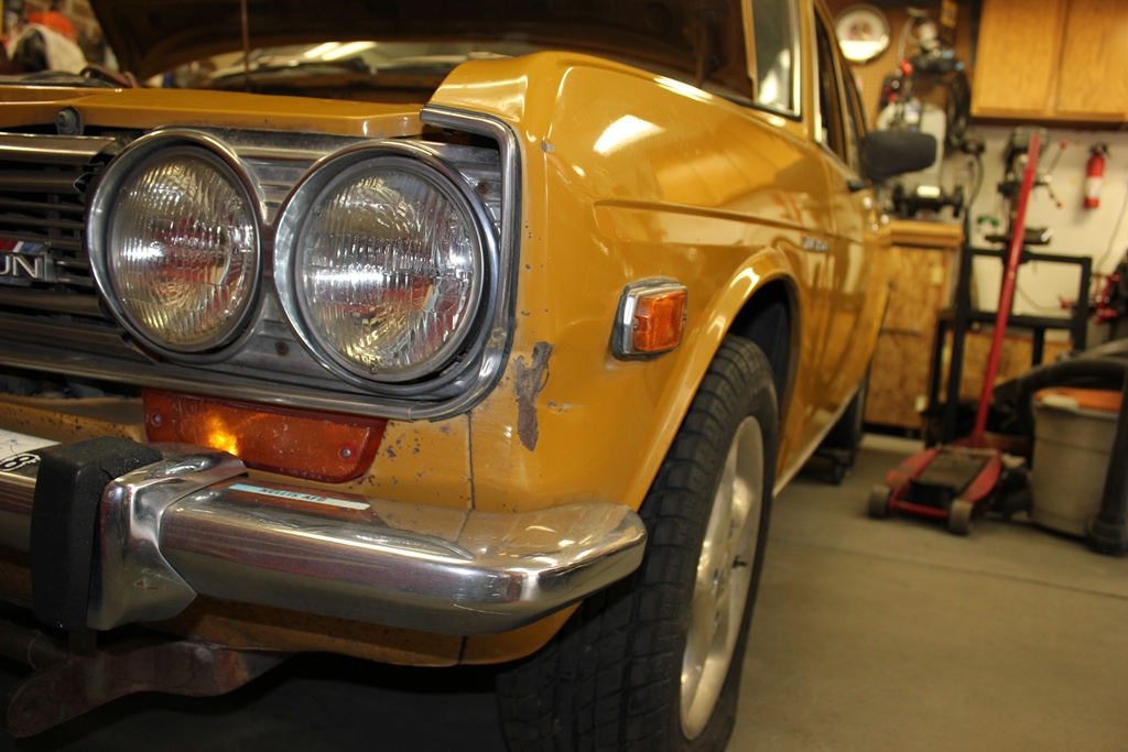 Daily Turismo 5k Butternut Yellow 1971 Datsun 510 Wagon