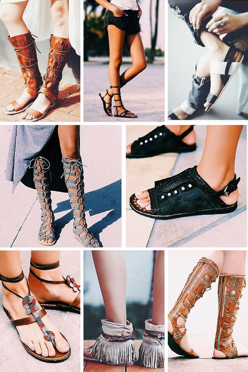 Boys and Bombshells Started From The Bottom. The Best Festival Sandals